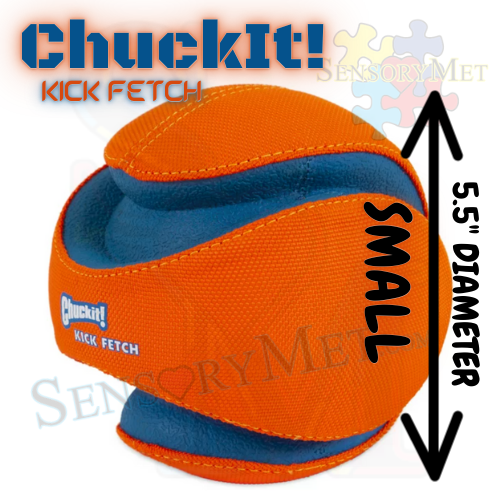 ChuckIt! KICK FETCH Dog Ball Heavy Duty Interactive Dog Toy Floats On Water - 6" Chuck It Dog Ball