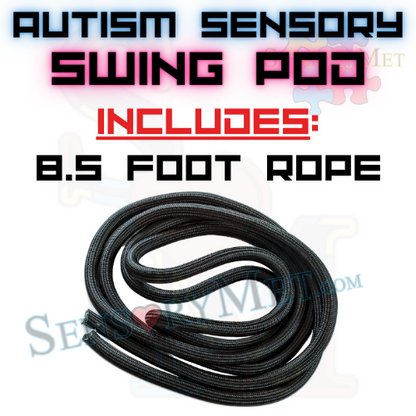 Autism Hanging Pod Swing For Kids with Sensory Needs Indoor/Outdoor Swing Pod