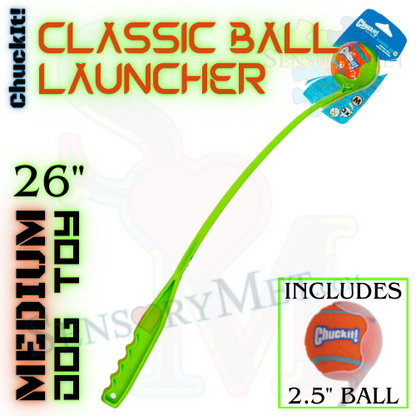 ChuckIt! DOG BALL LAUNCHER Dog Toy w/ Ball Classic - Medium 26 Inch