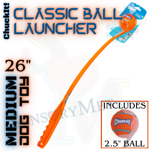 ChuckIt! DOG BALL LAUNCHER Dog Toy w/ Ball Classic - Medium 26 Inch