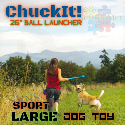 ChuckIt! DOG BALL LAUNCHER Dog Toy w/ Ball Sport - Large 26 Inch