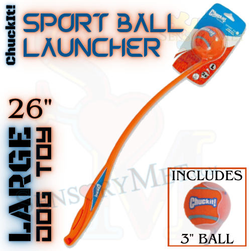 ChuckIt! DOG BALL LAUNCHER Dog Toy w/ Ball Sport - Large 26 Inch