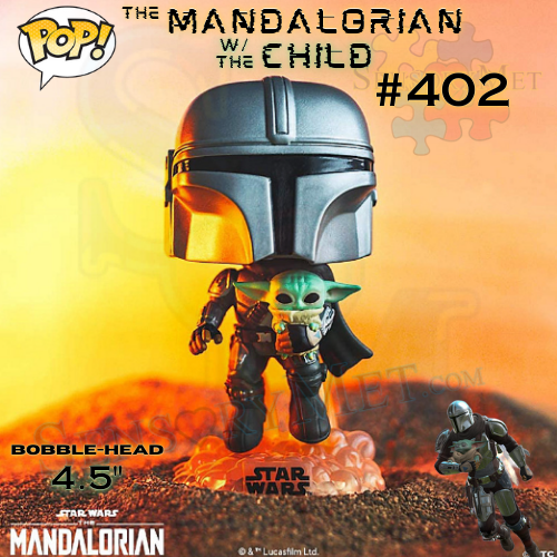 Star Wars: The Mandalorian With The Child Din Grogu Vinyl Figure 4.5" Bobble-Head - #402