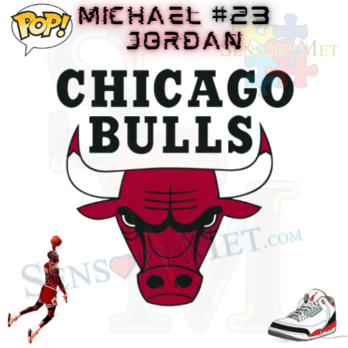 Michael Jordan Chicago Bulls NBA Funko Pop! Vinyl Figure Bobblehead #54 Red Jersey #23 GOAT MJ