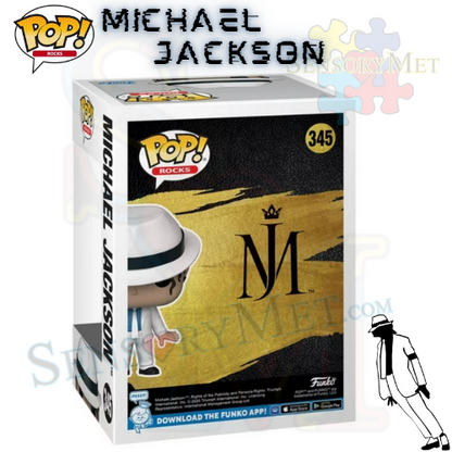 Funko Pop! Rocks Michael Jackson Smooth Criminal Lean #345 The King of Pop MJ GOAT Vinyl Figure Bobblehead