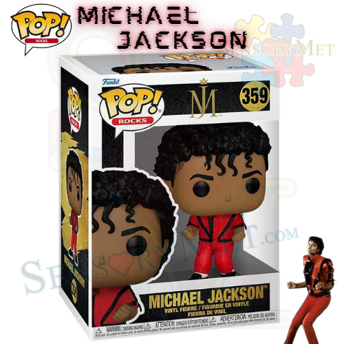 Michael Jackson Funko Pop! Rocks Thriller #359 The King of Pop Vinyl Figure Bobblehead