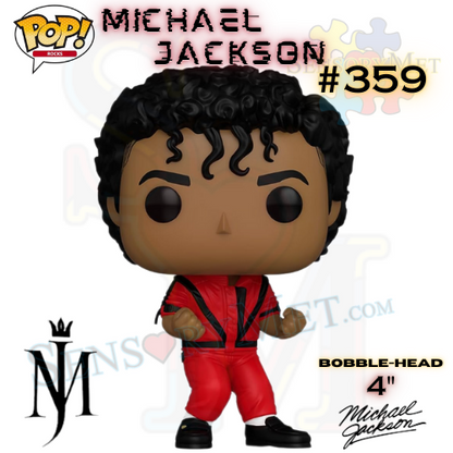 Michael Jackson Thriller Funko Pop! Rocks #359 The King of Pop Vinyl Figure Bobblehead