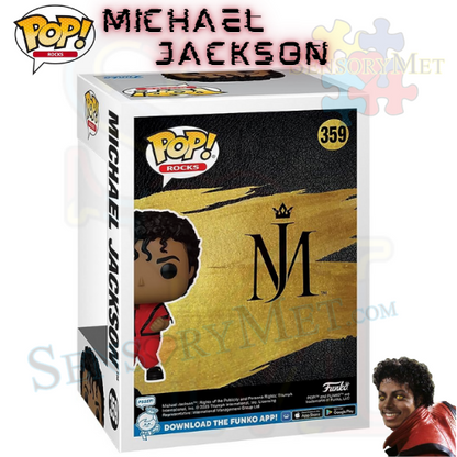 Funko Pop! Rocks Michael Jackson Thriller #359 The King of Pop MJ GOAT Vinyl Figure Bobblehead