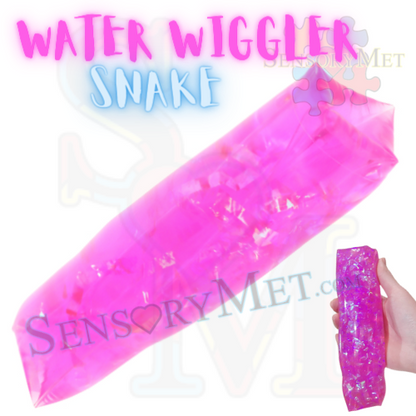 Jumbo Water Wiggler Water Snake with Sparkly Streamers - Pink