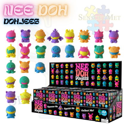 NEE-DOH DOHjees Autistic Special Needs Toddler Stress Relief Toy by Schylling Assorted Colors Collect all 24