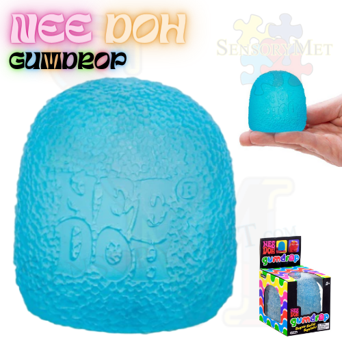  Schylling NeeDoh - Gumdrop - Soft Sensory Fidget Toy -  Collectible Stress Balls - Assorted Colors 1 Pack : Toys & Games