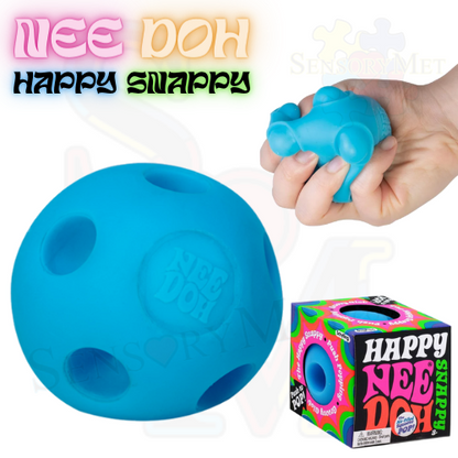 Schyllilng Nee-Doh Happy Snappy Squishy Fidget Toy - Blue Fidget Snap Toys