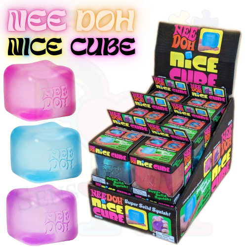 Schylling Nee Doh Nice Cube Best Fidget Toy Squishy Novelty Toy