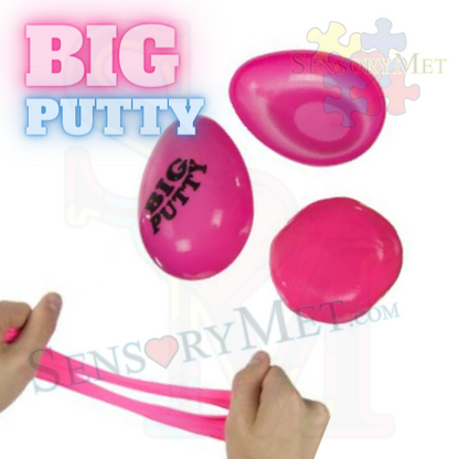 JaRu BIG PUTTY Best Autism Sensory Toy XL Egg Classic Putty - Asst. Colors