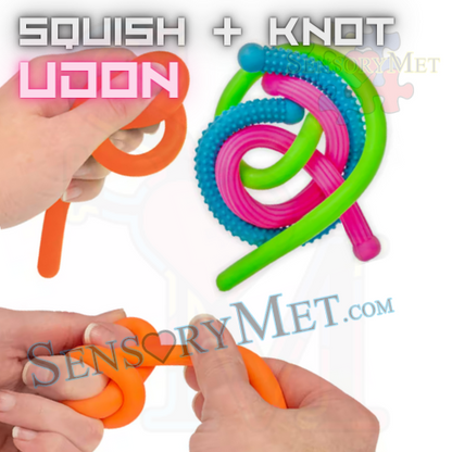 JaRu SQUISH & KNOT OODLES Best Stress Toys For Anxiety - Asst. Noodles