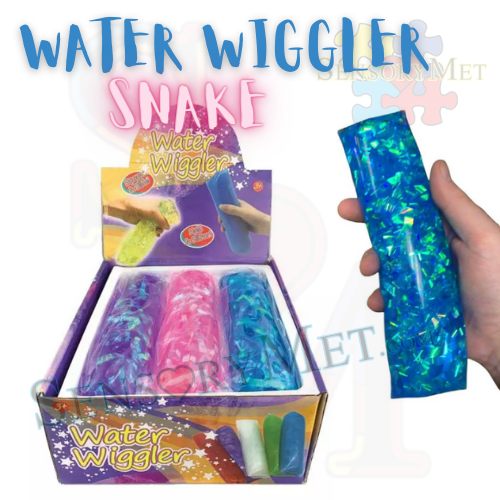 Jumbo Water Wiggler Water Snake with Sparkly Streamers - Assorted Colors