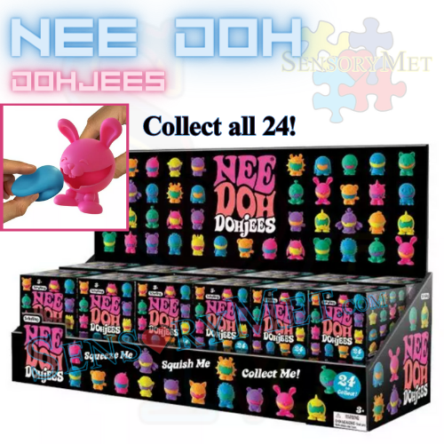 Nee-Doh DOHjees Autistic Special Needs Toddler Stress Relief Toy by Schylling Assorted Colors 24 to Collect