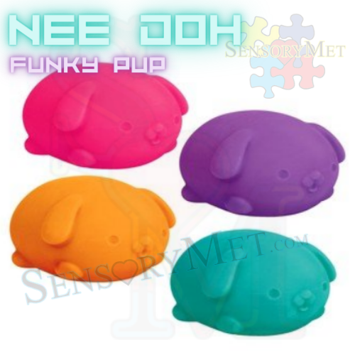 Nee Doh FUNKY PUP Sensory Calming Fidget Toy Stress Relief Ball