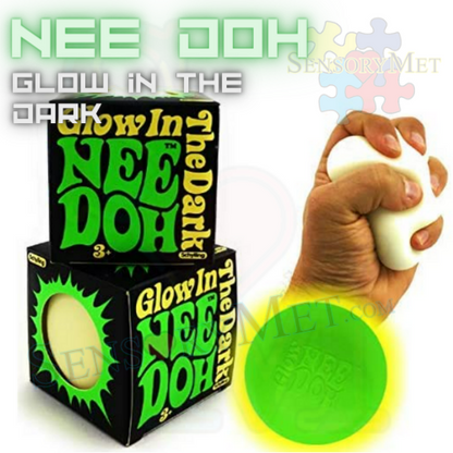 Nee Doh GLOW IN THE DARK Autism Special Needs Child Stress Reliever Toys