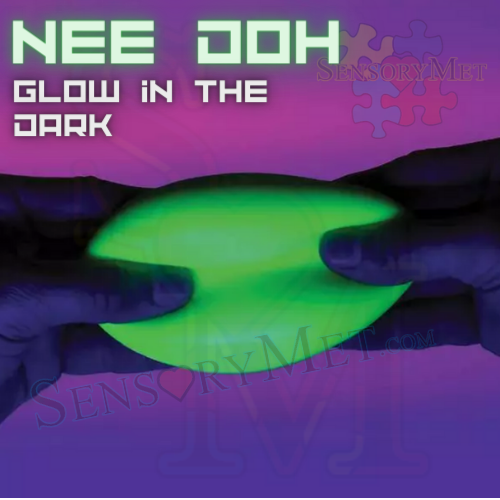 Nee Doh GLOW IN THE DARK Autism Special Needs Child Stress Reliever Toys