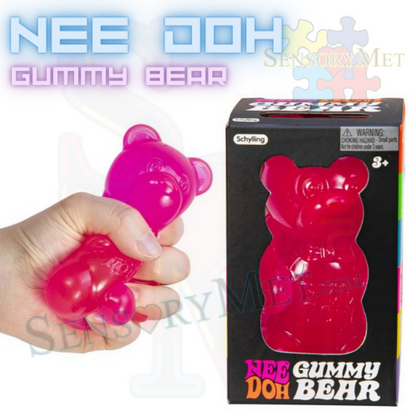 Nee Doh GUMMY BEAR Autism Special Needs Child Stress Reliever Toys