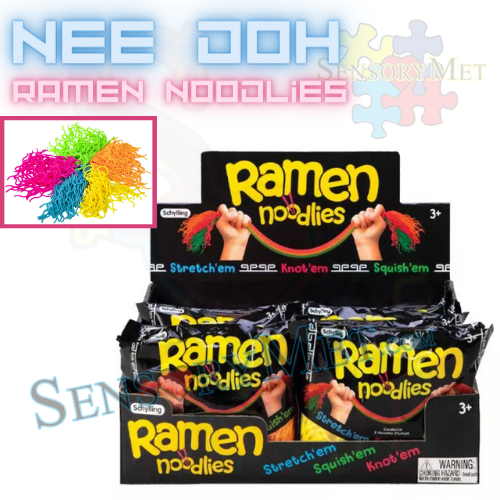 Nee-Doh Ramen Noodles Calming Sensory Toys for Autism Fidget Toy Stress Reliever