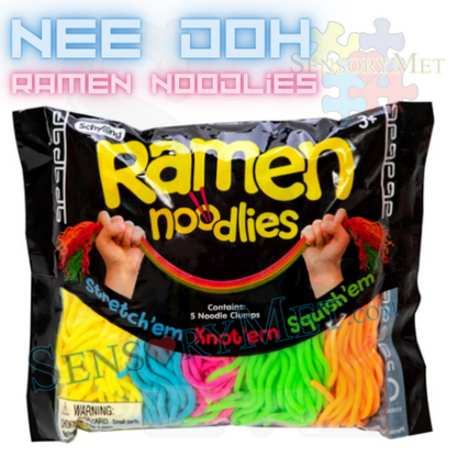 Nee Doh RAMEN NOODLIES Sensory Calming Fidget NOODLES Stress Reliever Toys