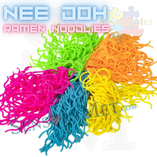 Nee Doh RAMEN NOODLIES Sensory Calming Fidget NOODLES Stress Reliever Toys