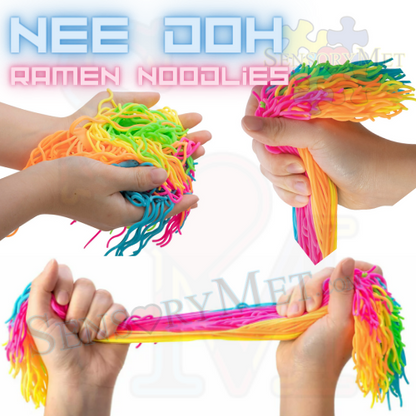 Nee Doh RAMEN NOODLIES Sensory Calming Fidget NOODLES Stress Reliever Toys